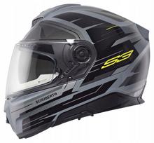 Motociklininko šalmas Schuberth S3 Apex pilkas, 57 M