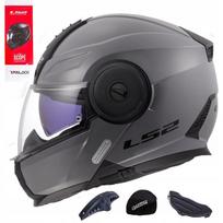 Motociklo šalmas LS2 FF902 SCOPE II, Nardo pilka, 3XL, su Pinlock