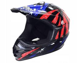 Motokroso/Enduro šalmas SAFEBET HF-115, XL, juodas, 2 kg