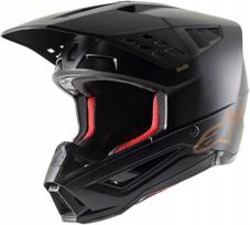 Motociklininko šalmas Alpinestars S-M5, juodas matinis, XS