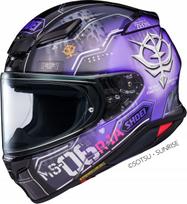 Motociklininko šalmas SHOEI NXR 2 H-MOBILITY TC-12, violetinė juoda, M dydis (57-58 cm)