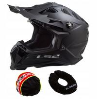 Motokroso šalmas LS2 MX700 Subverter Evo, juodas, XL