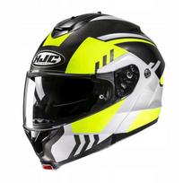 Motociklininko šalmas HJC C91N Kaon juodas/geltonas, L dydis