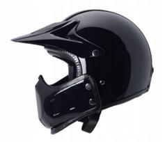 Motociklininko šalmas AWINA Retro su nuimama smakro apsauga, dydis M/L