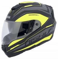 Motociklo šalmas NISHUA NTX-4, sportinis, su integruota blenda, Pinlock, S dydis