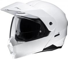 Motociklininko šalmas HJC C80, M dydis, baltas