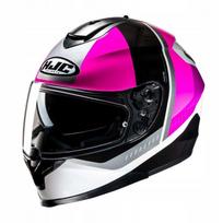 Motociklininko šalmas HJC C70N ALIA, rožinis/sidabrinis, XS dydis