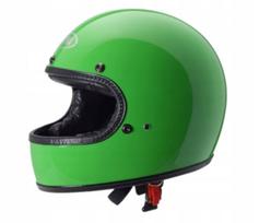 Motociklininko šalmas AWINA Retro Vintage, žalias, L dydis