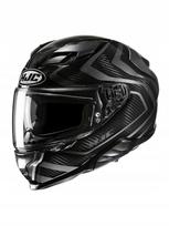 Motociklo šalmas HJC F71 Carbon Nevio, juoda-pilka, M dydis