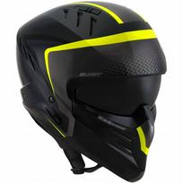 Motociklo šalmas SUOMY ARMOR CREW juodas/geltonas, dydis L, K6AM0001.5
