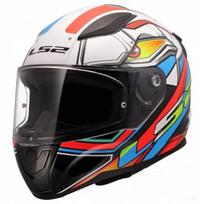 Motociklininko šalmas LS2 FF353 Rapid II Xdron, baltas, XS