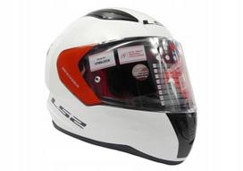 Motociklininko šalmas LS2 FF353 Rapid, baltas, integralinis