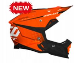 Motociklo šalmas ECHUS Cross, stiklo pluošto, oranžinis/juodas, XL, ECE 22R06