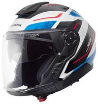 Motociklininko šalmas SCHUBERTH J2 Sigma Blue, atviras, dydis S