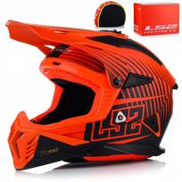 Motociklininko šalmas LS2 MX708 FAST II DUCK Fluo, enduro/kroso/keturračių modelis