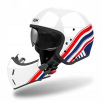 Motociklininko šalmas AIROH J 110 EON blizgus, M dydis