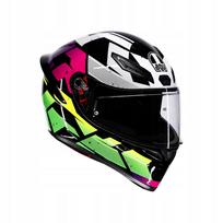 Motociklo šalmas AGV K-1 S Punkpulse juodas/violetinis/žalias E2206