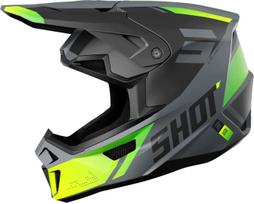 Krosinis šalmas SHOT LITE ULTRA, neoninės geltonos ir juodos spalvos, matinė, dydis M