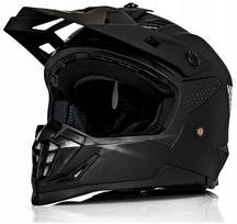 Enduro šalmas VINI Slope, juodas matinis, XL (61–62 cm), ECE 22.06