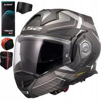 Motociklo šalmas LS2 FF901 Advant X Carbon Horizon, sidabrinis, XL