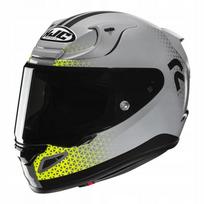 Motociklininko šalmas HJC RPHA 12 ENOTH, pilkas/geltonas fluo