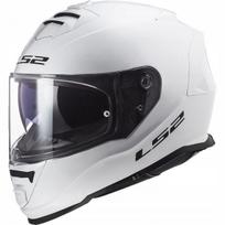 Motociklininko šalmas LS2 STORM II, balta blizgi, XL dydis