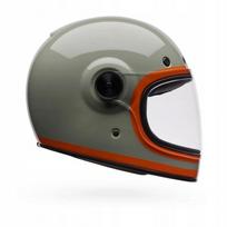 Motociklo šalmas BELL BULLIT GT LANE STONE, pilkas/oranžinis