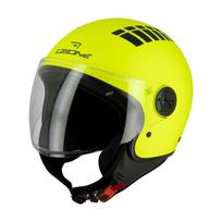 Motociklo šalmas OSONE Jet Citizen, atviras, ECE 22-06, fluorescencinis matinis, XL