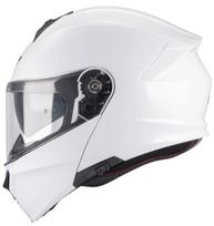 Motociklininko šalmas MT GENESIS SV Pure Gloss White, baltas