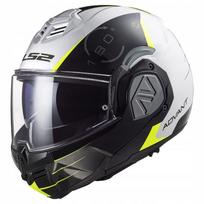 Motociklininko šalmas LS2 FF906 ADVANT CODEX, baltas/juodas, atverčiamas