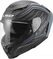 Motociklo šalmas LS2 FF807 Dragon Subic, mėlynas, dydis L