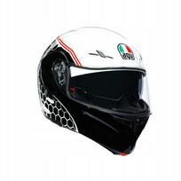 Motociklo šalmas AGV Compact ST Detroit balta/raudona, XS