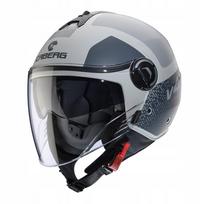 Atviras motociklo šalmas CABERG RIVIERA V4X Alpha, matinė pilka-antracito, M