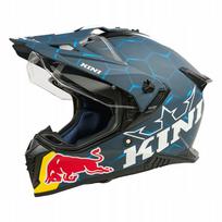 Motociklininko šalmas KINI ADV RED BULL 2.0 mėlynas–baltas, dydis M, KRADV-003