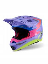 Krosinis šalmas ALPINESTARS SUPERTECH M10 JETT, violetinis/rožinis, M dydis