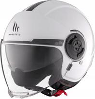 Atviras baltas motociklo šalmas MT HELMETS VIALE SV