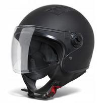 Atviras šalmas VINZ su apsauginiu skydeliu, ECE 22.06, matinė juoda, XL (60-61 cm)