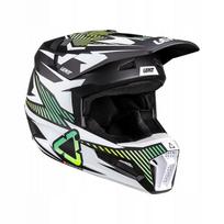 Vaikiškas motociklo šalmas Leatt Moto 3.5 Storm Teal, dydis L (53-54)