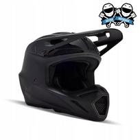 Vaikiškas šalmas FOX V3 Youth Enduro, juodas matinis