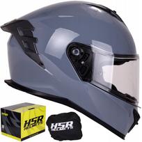Motociklininko šalmas Integral HSR HS986, Nardo pilkas, su Pinlock, ECE 22.06
