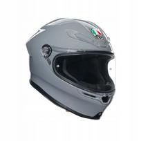 Integralus šalmas AGV K6 S, pilkai „Nardo“ spalvos, M dydis