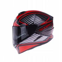 Motociklininko šalmas SUOMY STELLAR CRUISER, raudonas/juodas, L dydis