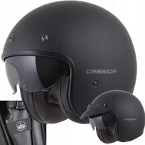 Atviras motociklo šalmas Cassida Oxygen, matinis, S (55-56), su blendu, ECE 22-06