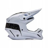 Motociklininko šalmas FOX V3 RS FRACTURE, baltas, L dydis