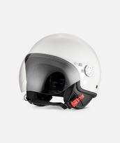 Atviras šalmas VESPA su 4.0 balta skydeliu, XS dydis