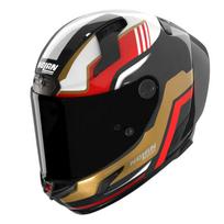 Motociklininko šalmas NOLAN X-804 RS ULTRA CARBON PIEGA 367 auksinis/raudonas/metalo pilkas
