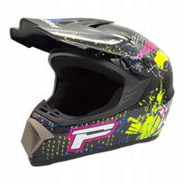 Kroso šalmas motociklui, enduro ir ATV, dydžiai XS–XL