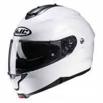 Motociklininko šalmas HJC C91, perlinės baltos spalvos, XS dydis