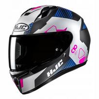 Motociklininko šalmas HJC C10 ASPA, juodas/pilkas