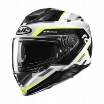 Motociklininko šalmas HJC RPHA71 Integralus, juodas/baltas, S